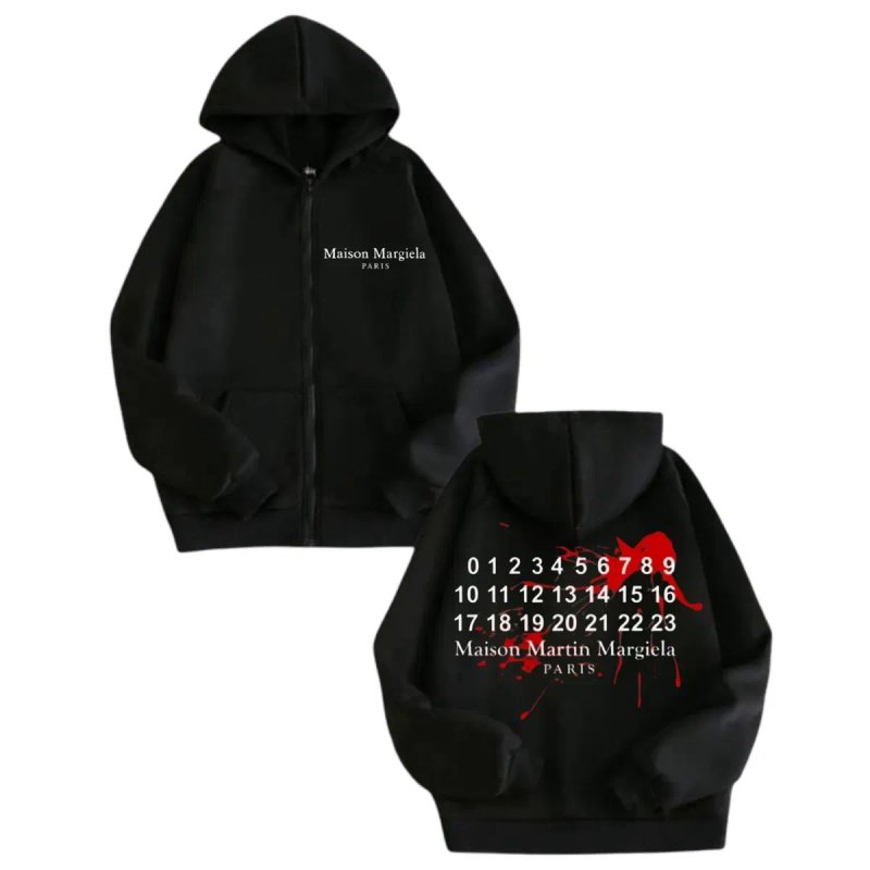 Зип-Худи Maison Margiela Paris Logo Унисекс мейсон марджела MM6 New — фото 3