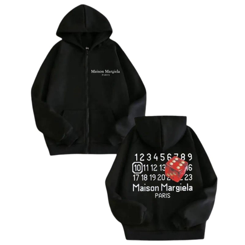 Зип-Худи Maison Margiela Paris Logo Унисекс мейсон марджела MM6 New — фото 4