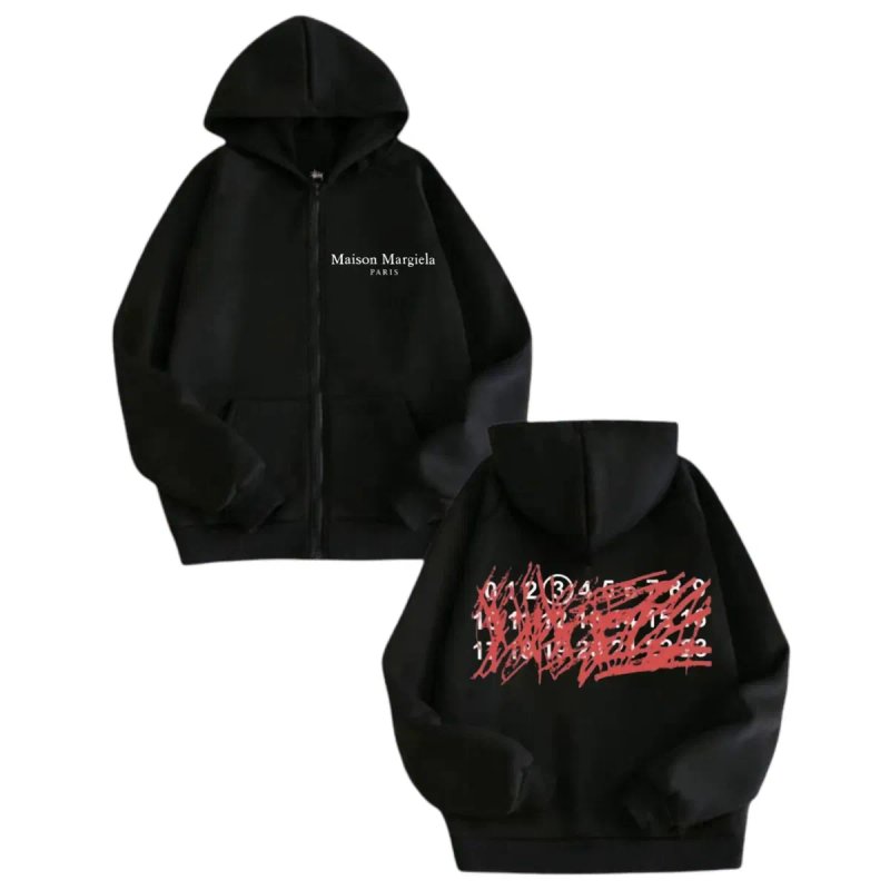 Зип-Худи Maison Margiela Paris Logo Унисекс мейсон марджела MM6 New — фото 6