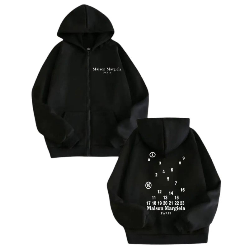 Зип-Худи Maison Margiela Paris Logo Унисекс мейсон марджела MM6 New — фото 7