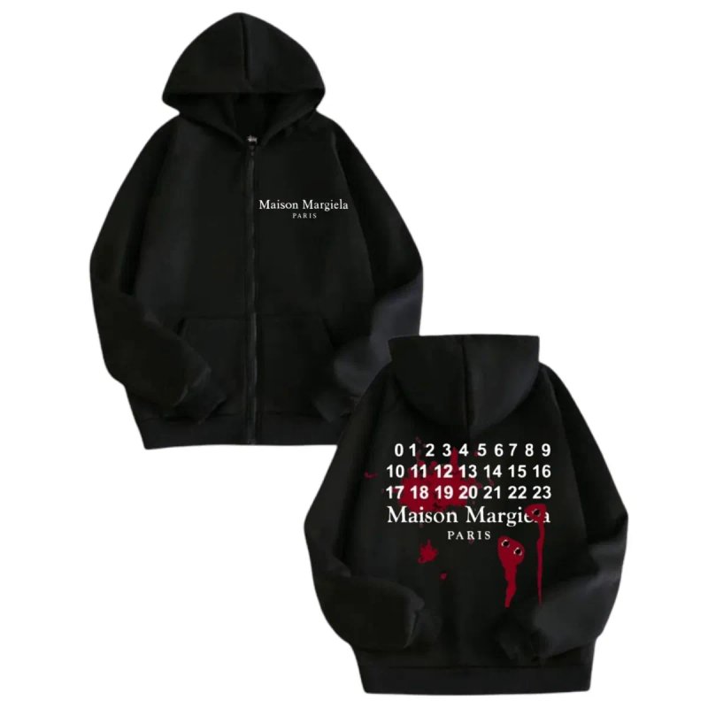 Зип-Худи Maison Margiela Paris Logo Унисекс мейсон марджела MM6 New — фото 8