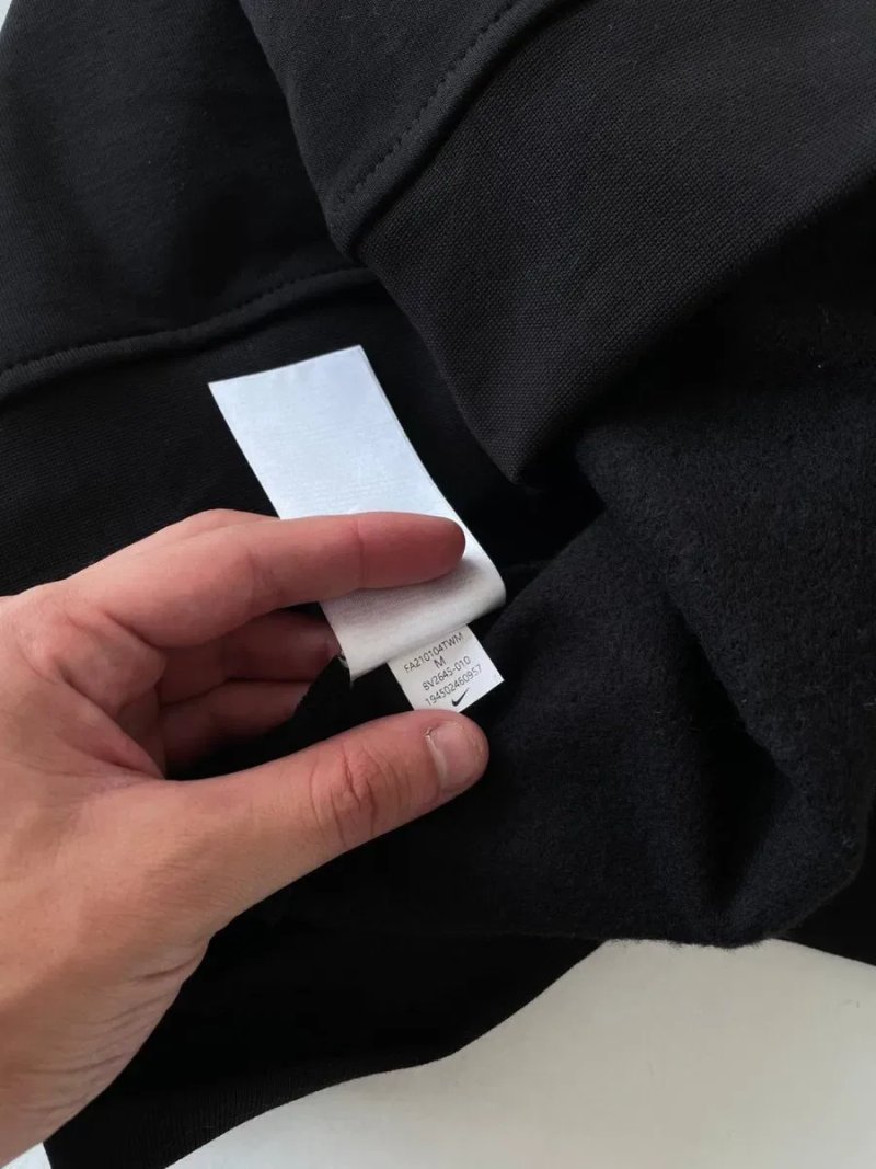 Зіп худі Nike чорне/ чорна зіпка найк/ худі найк базове/чоловіче худі — фото 5