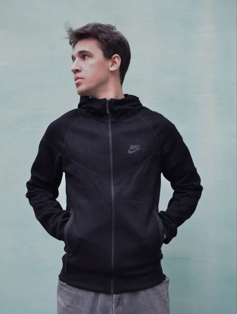 Зіп худі Nike Tech Fleece 2024 | кофта Найк Теч Фліс нова | худі Nike — фото 5