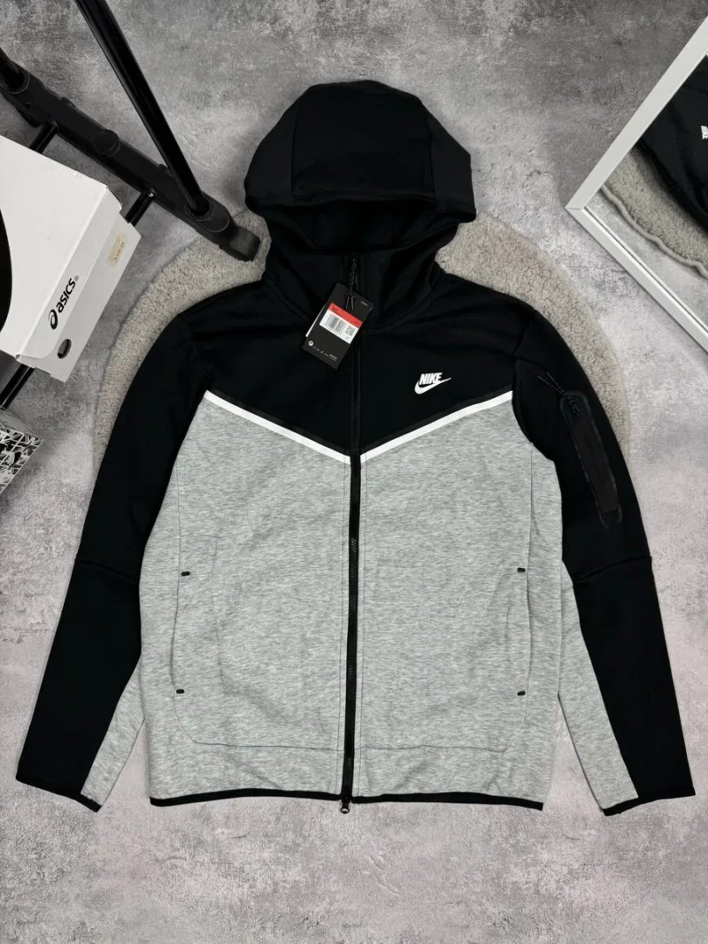 Зіп-Худі Nike tech Fleece | Найк теч фліс Худі | Кофта Найк М,Л,ХЛ — фото 2