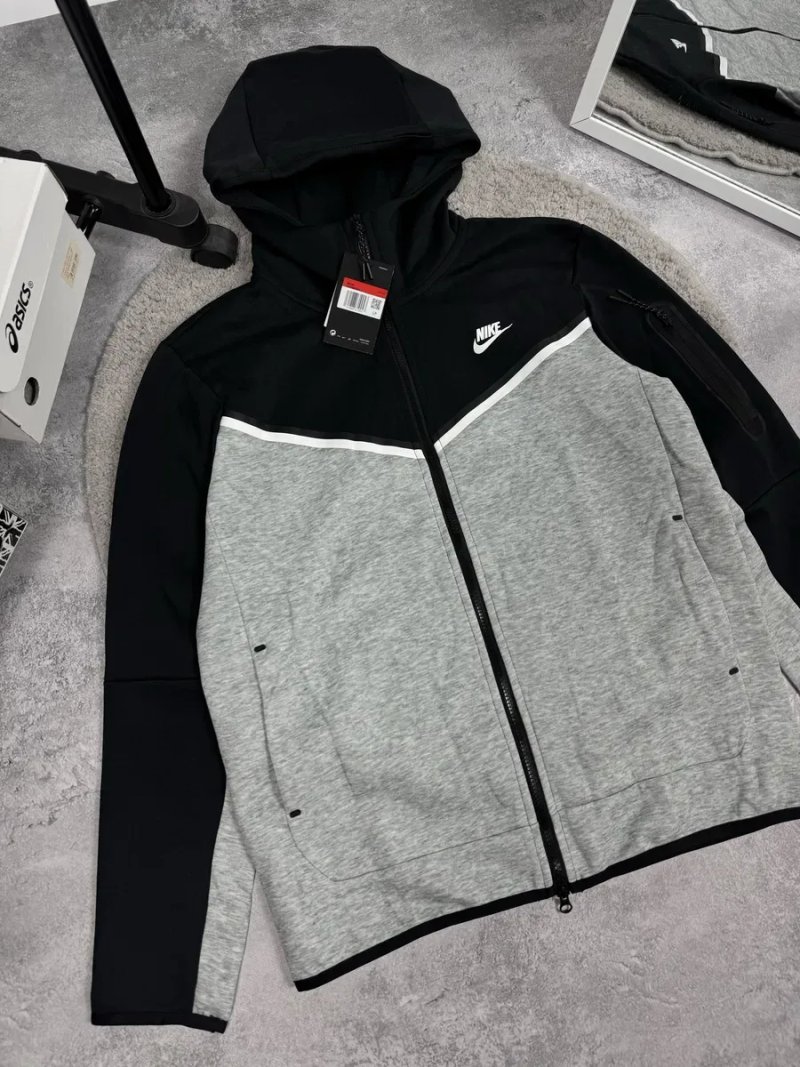 Зіп-Худі Nike tech Fleece | Найк теч фліс Худі | Кофта Найк М,Л,ХЛ — фото 4