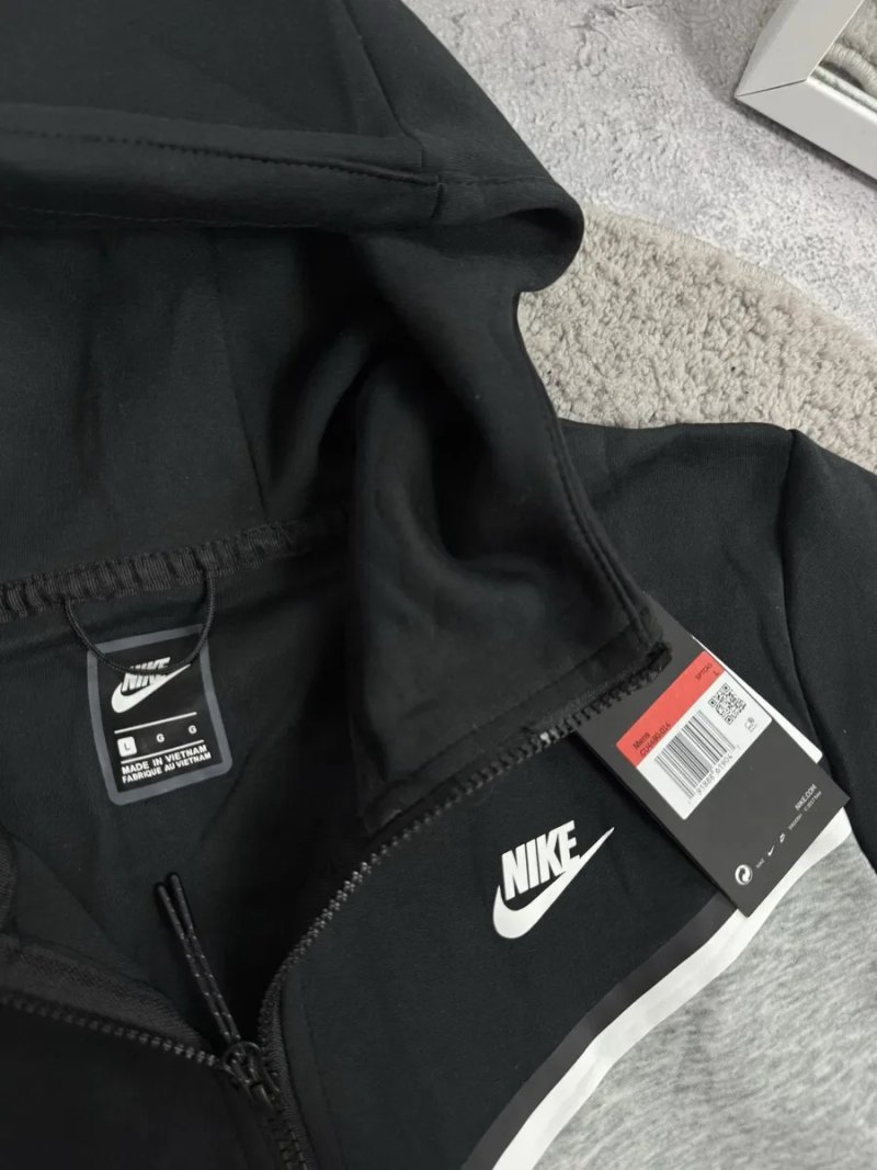Зіп-Худі Nike tech Fleece | Найк теч фліс Худі | Кофта Найк М,Л,ХЛ — фото 6