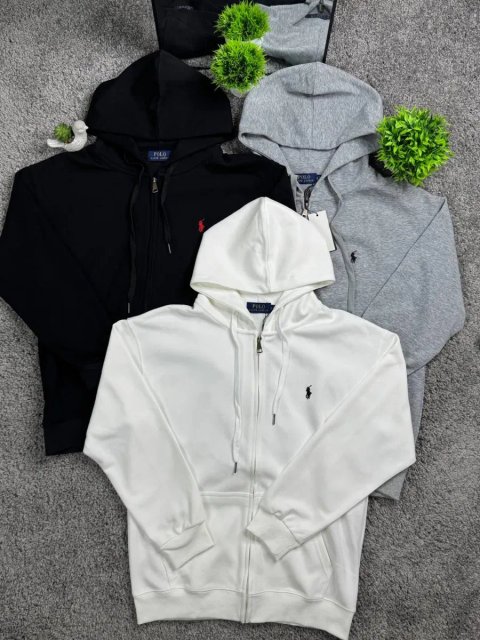 Зіп-худі Polo Ralph Lauren чорна чоловіча зіпка Поло Ральф Лоурен сіра спортивна кофта Поло біла | Зип-худи Polo Ralph Lauren мужская черная Зипка