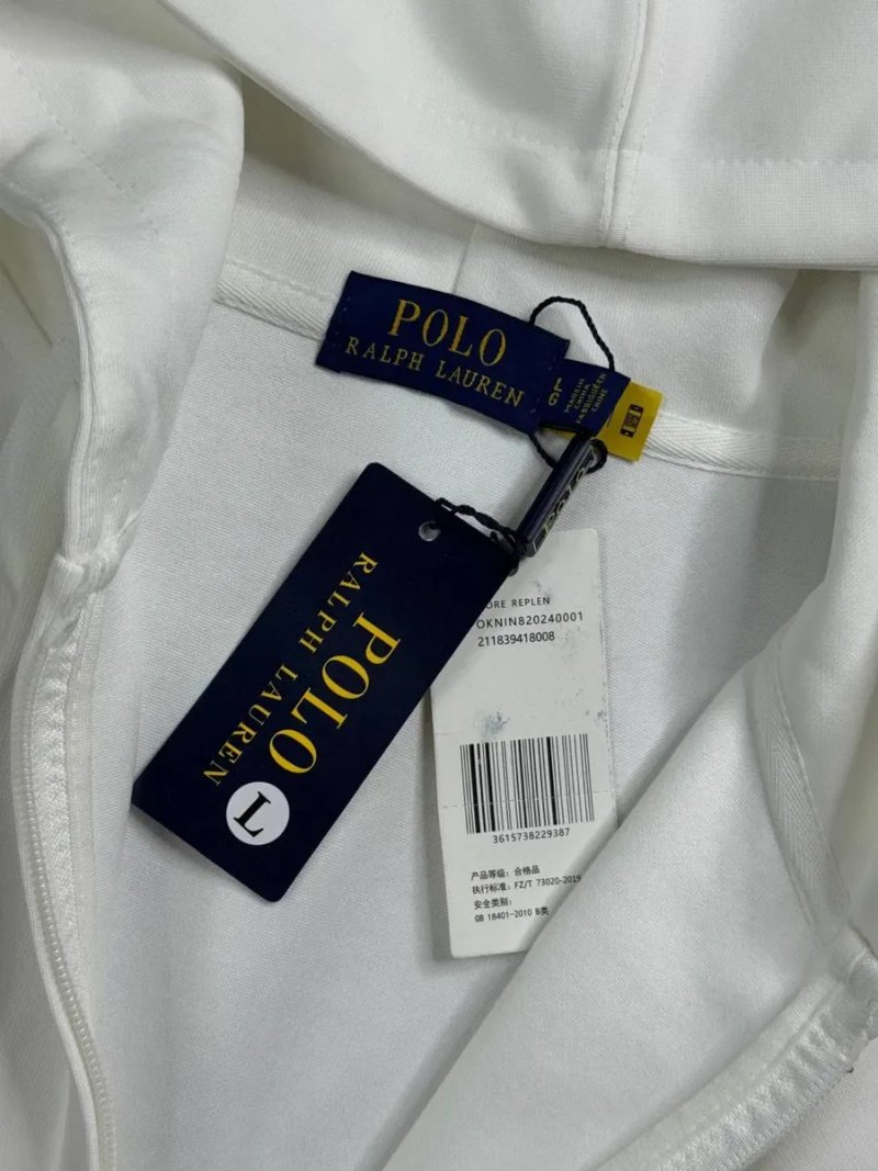 Зіп-худі Polo Ralph Lauren чорна чоловіча зіпка Поло Ральф Лоурен сіра спортивна кофта Поло біла | Зип-худи Polo Ralph Lauren мужская черная Зипка — фото 6