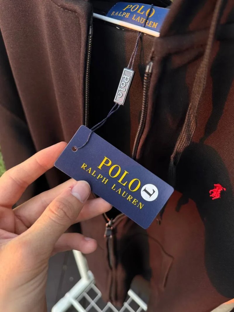 Зіп-Худі Polo Ralph Lauren сіра зіпка Поло чоловіча Зипка Поло Ральф | Зіпка Поло Ральф чорна зіп-худі Polo Ralph Lauren мужское худи Поло футболка — фото 5