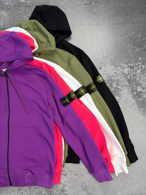 Зіп худі Stone Island 1:1 оригінал чоловічий жіночий унісекс преміум якість кофта стон айленд