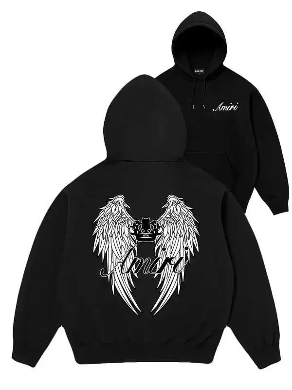 ‼️ЗНИЖКА‼️ Худі Amiri кофта з капюшоном амірі  чорне — фото 5