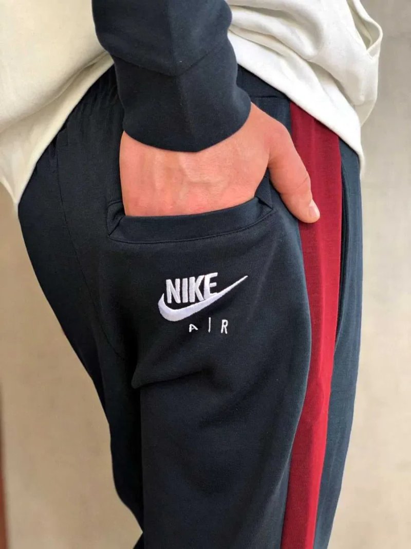 ЗНИЖКА‼️L (50) Спортивний чоловічий костюм Nike Air Jordan зіпка найк аир  спортивні штани кофта худі чорне з капюшоном спортивный комплект джордан — фото 6