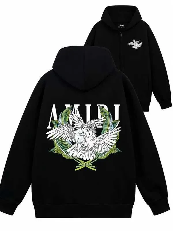 ‼️ЗНИЖКА‼️ Зіп-худі AMIRI амірі зіпка чорна кофта з капюшоном — фото 6