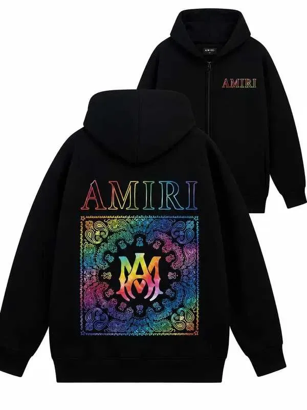 ‼️ЗНИЖКА‼️ Зіп-худі AMIRI амірі зіпка чорна кофта з капюшоном — фото 8