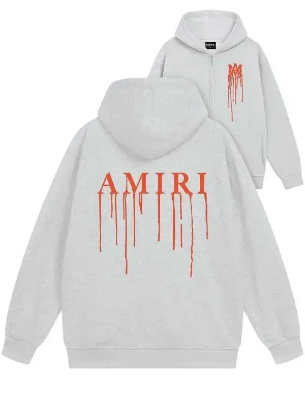 ‼️ЗНИЖКА‼️  Зіп худі AMIRI зіпка сіра кофта з капюшоном амири зипка — фото 3
