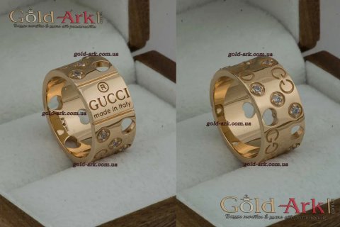 Золотое кольцо GUCCI