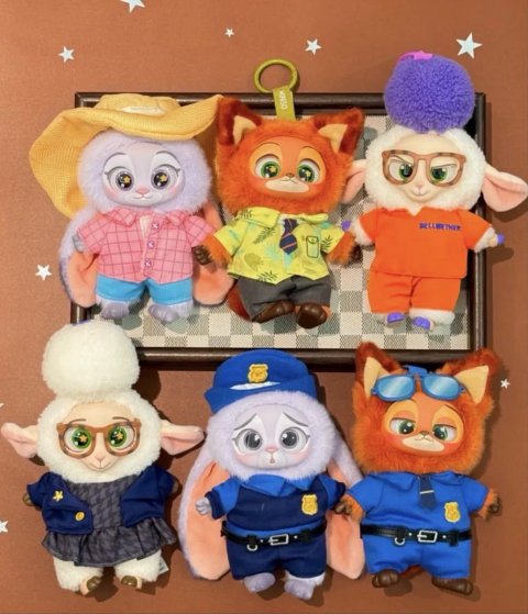 ‼️Зоотрополіс‼️Зверополис Мʼяка іграшка-брелок ZOOTOPIA Лисичка,зайчик
