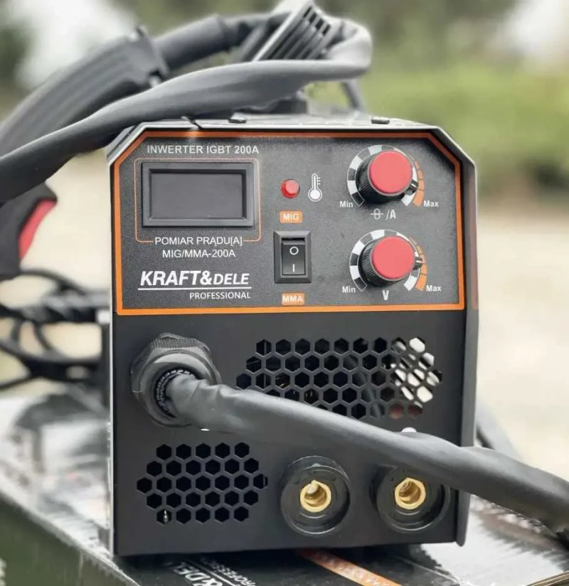 Зварювальний напівавтомат без газу 200A Kraft&Dele KD1872 Польща — фото 4