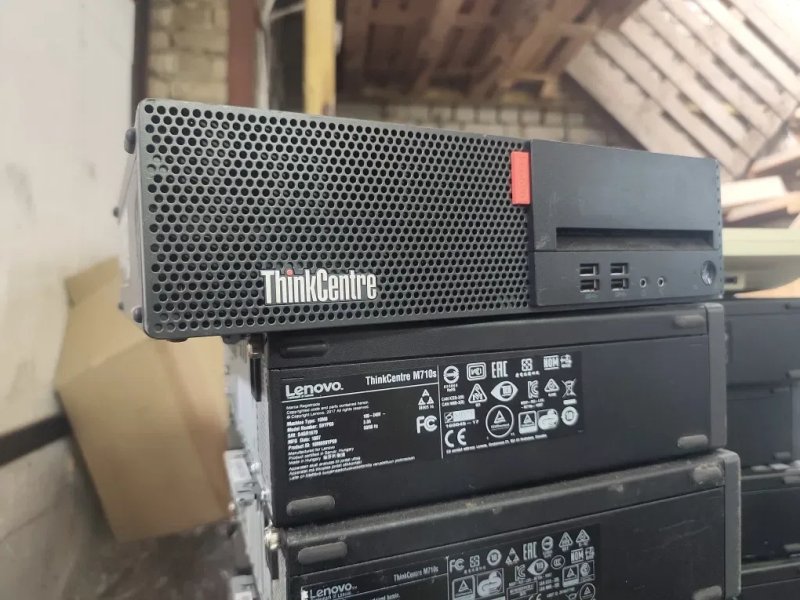 1600грн ПК Lenovo ThinkCentre M710S Sff Celeron G3900-G3930/0/0 4USB, 2DisplayPort, 1VGA, 1COM, 1LAN, 1 PS2 — фото 4