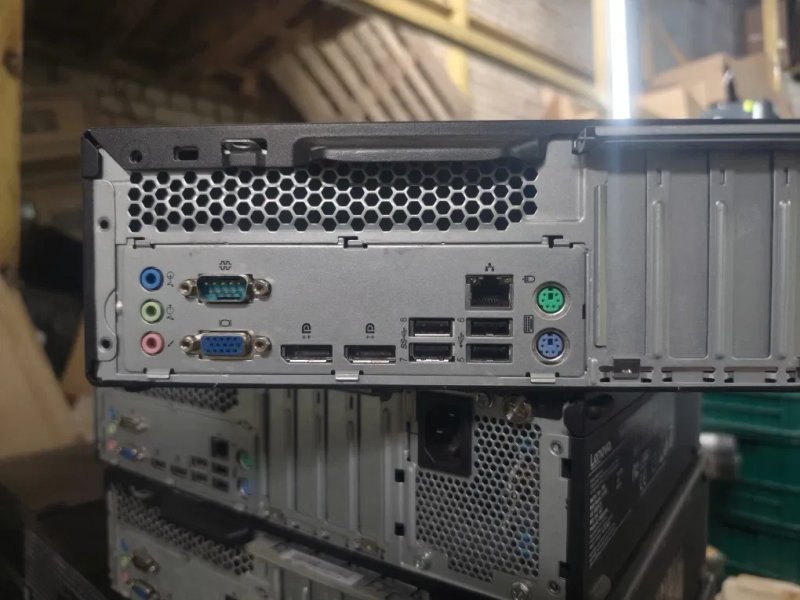 1600грн ПК Lenovo ThinkCentre M710S Sff Celeron G3900-G3930/0/0 4USB, 2DisplayPort, 1VGA, 1COM, 1LAN, 1 PS2 — фото 5