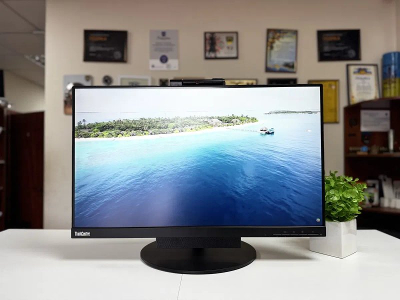 16GB / 256GB SSD/ Lenovo ThinkCentre M75q G2 / Ryzen 3 4300GE / 24" Full HD — фото 2