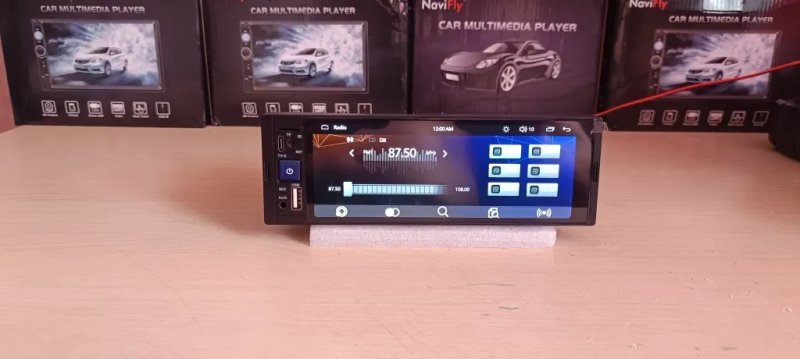 1DIN Магнітола 6.86" CarPlay / Android Auto | 1280×480 | BT | Камера — фото 4