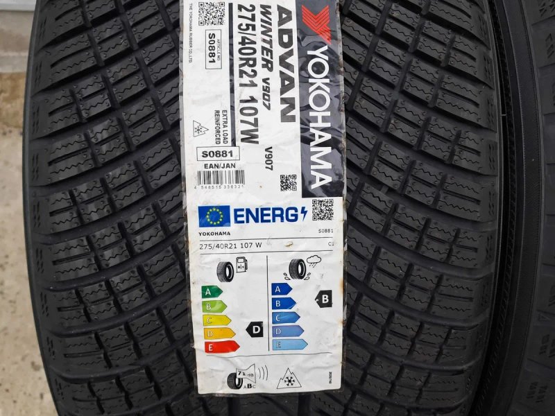 2025РІК!!! Резина зима НОВА Yokohama 275/40 315/35 R21 Advan Winter V907 BMW X5 6 G05 — фото 3