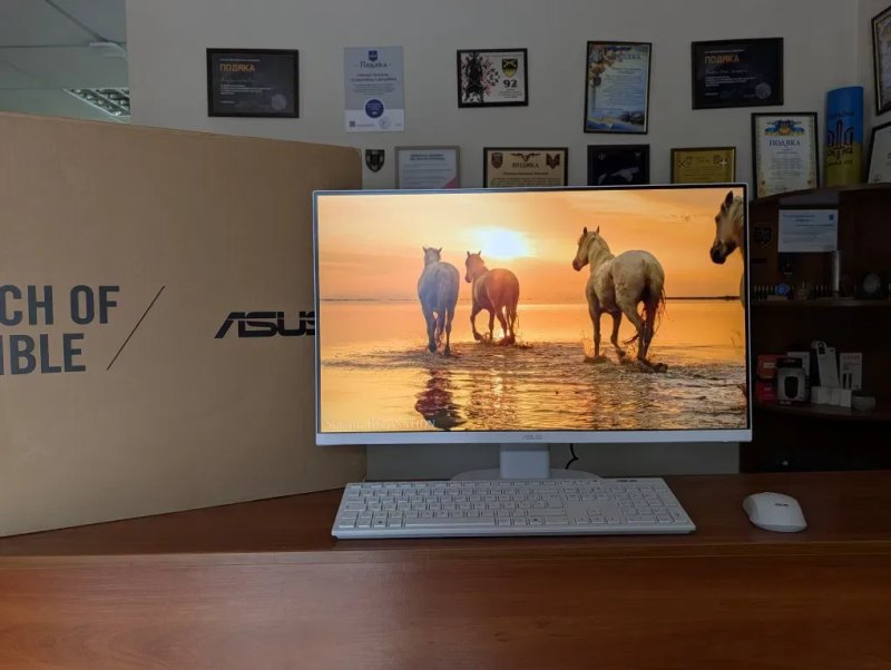 2026р. Моноблок ASUS V470VAK/ULTRA Core 5 210H/8GB/512GB/FHD/27"/IPS/НОВИЙ/Гарантія 2роки/по перерахунку/ОПТ/Роздріб/Для бізнесу/навчання/роботи/школи — фото 3
