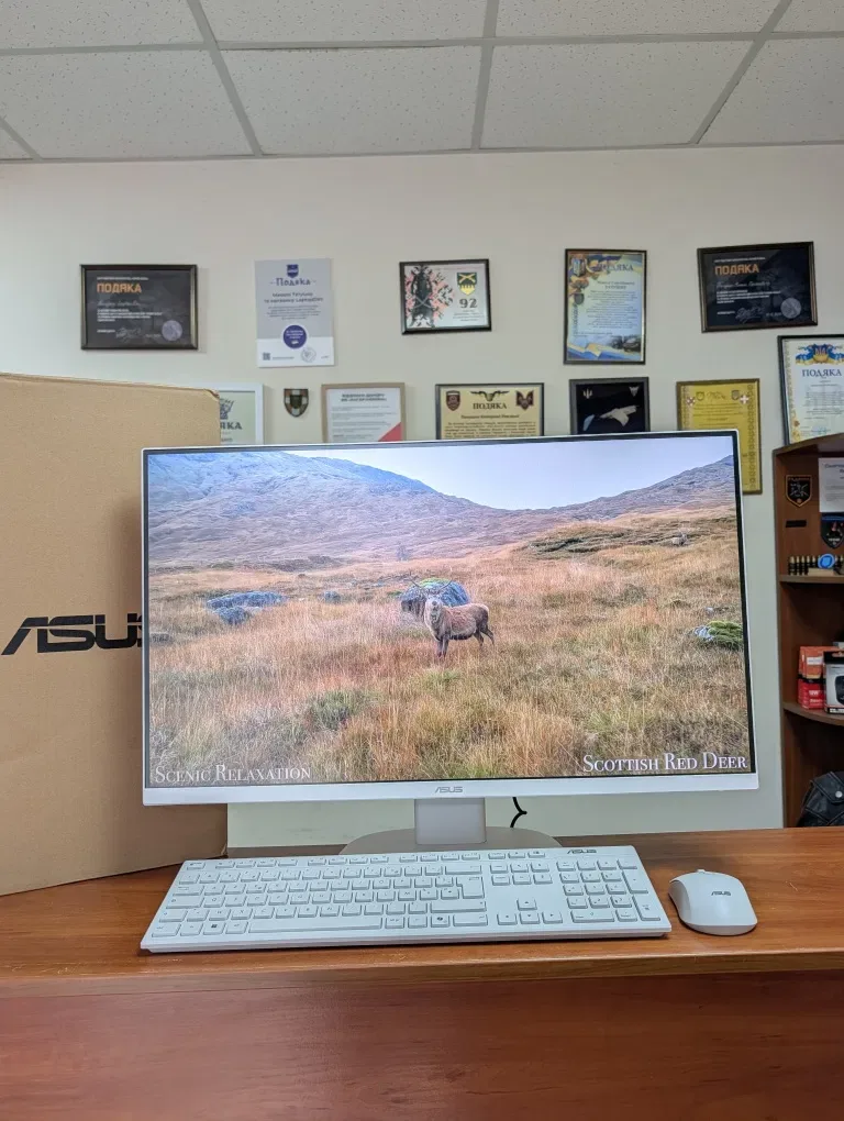 2026р. Моноблок ASUS V470VAK/ULTRA Core 5 210H/8GB/512GB/FHD/27"/IPS/НОВИЙ/Гарантія 2роки/по перерахунку/ОПТ/Роздріб/Для бізнесу/навчання/роботи/школи — фото 5