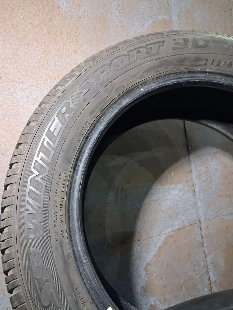 215/60 R17 Dunlop Winter Sport 3d КОМПЛЕКТ , ПАРА — фото 7