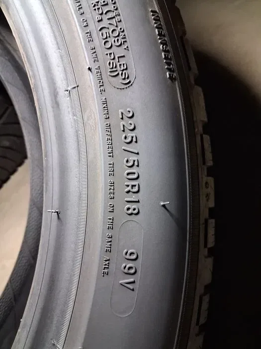 225/50 18 Michelin Pilot Alpin 4 RSC Комплект Шини б/у зима — фото 7