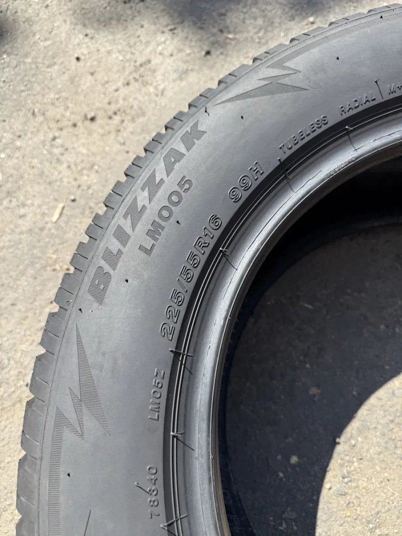 225/55 R16 Bridgestone Blizzak Lm005 /2022рік/зима/4шт./як нові/ — фото 7