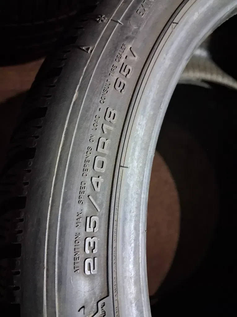 235/40 R18 Dunlop Winter Sport 5  Комплект , Пара шини б/в зима — фото 6