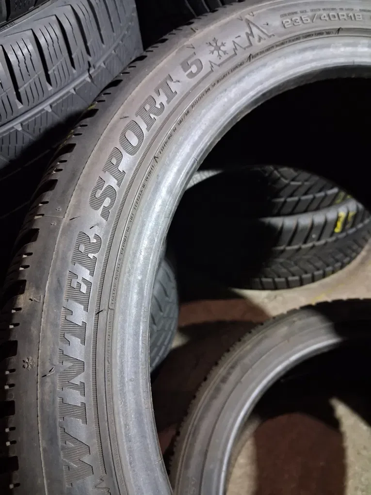 235/40 R18 Dunlop Winter Sport 5  Комплект , Пара шини б/в зима — фото 7