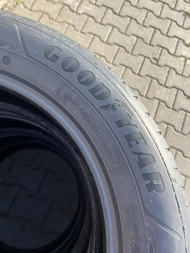 235/60 R20 Goodyear 4шт 6мм-7мм Залишок протектора — фото 7
