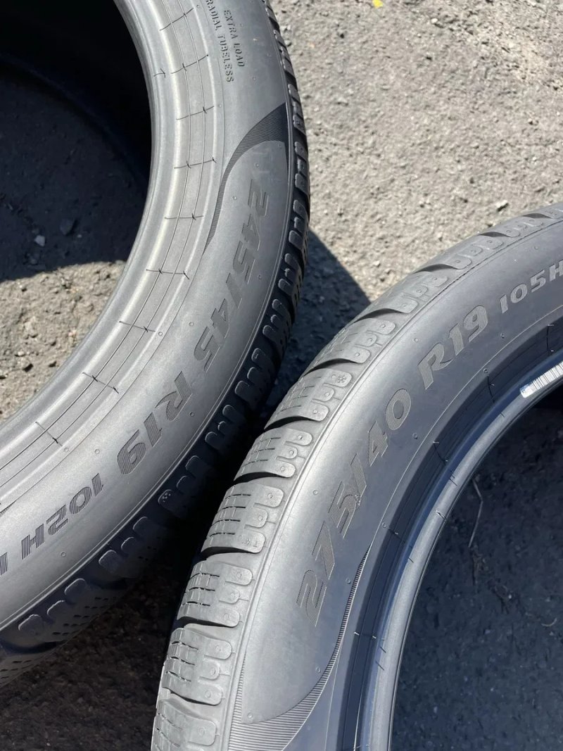 275/40/19+ 245/45/19 R19 Pirelli PZero Winter /4шт. / 2024 рік. — фото 6