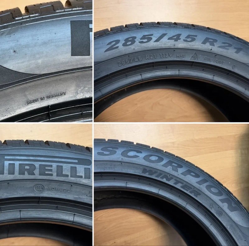 285/45/21 Pirelli Scorpion Winter BMW RSC зимові шини 285 45 R21 резина — фото 5
