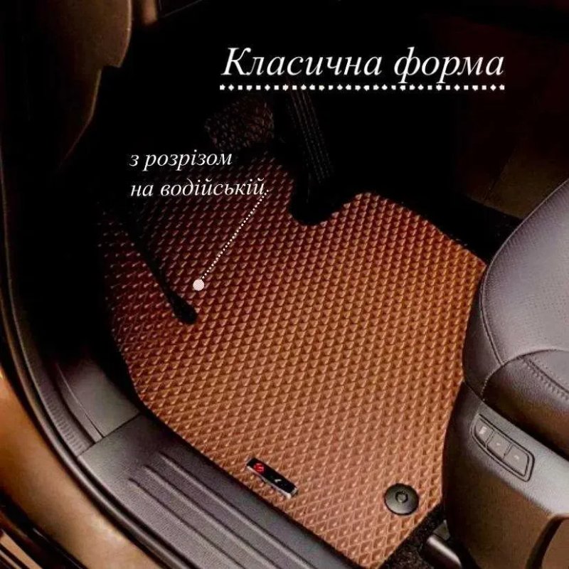 3D Eva ева єва коврики на Nissan Leaf з бортами Преміум Наложка Акція — фото 6