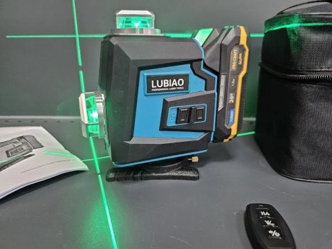 4D Лазерный уровень Lubiao T-21 Посадка Макита батареи Зелёный тонкий луч