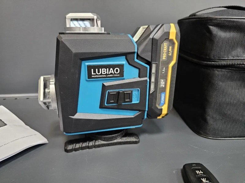 4D Лазерный уровень Lubiao T-21 Посадка Макита батареи Зелёный тонкий луч — фото 4