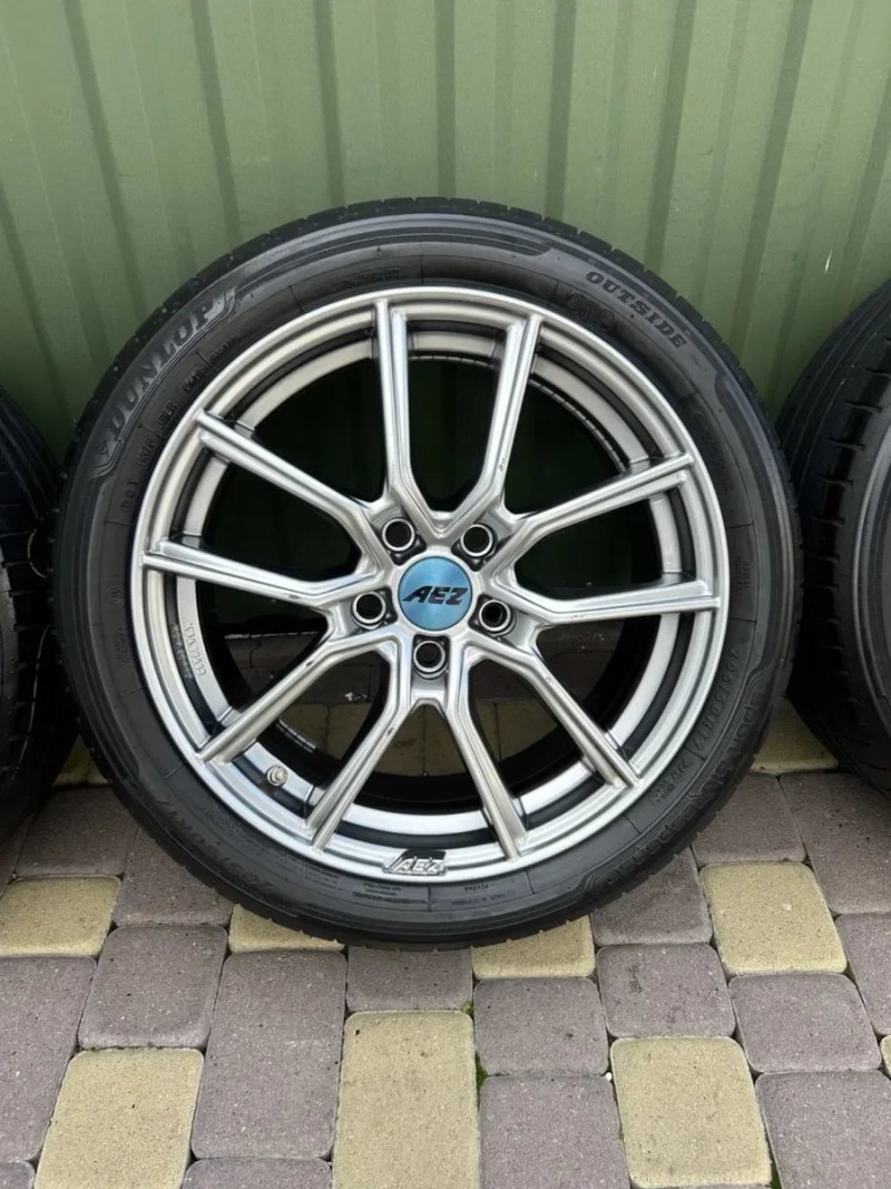 5x112 диски AEZ R17 VW Passa,Tiguan,Golf,Caddy / Skoda Octavia шини 205/50R17 літо (комплект) — фото 4