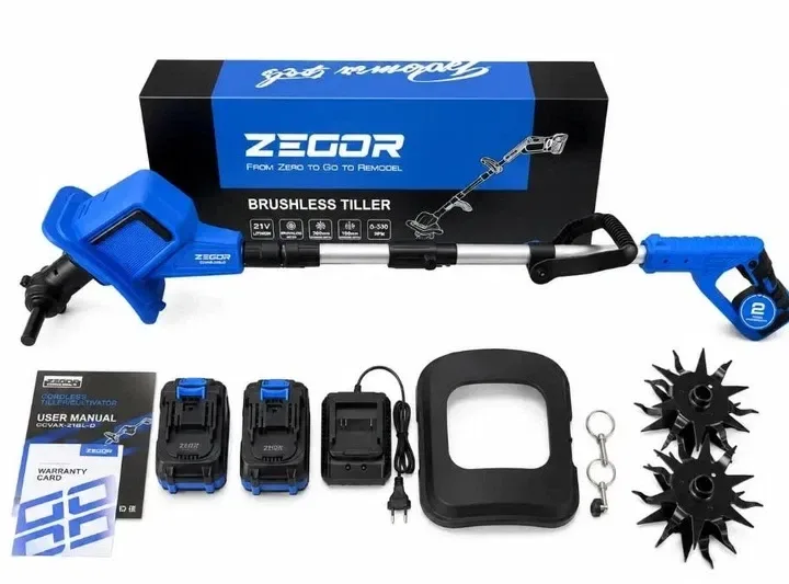 6АЧ Культиватор Аккумуляторный Германия Zegor 330 Об Стандарт Макита М1 Мотокультиватор Мотоблок — фото 2
