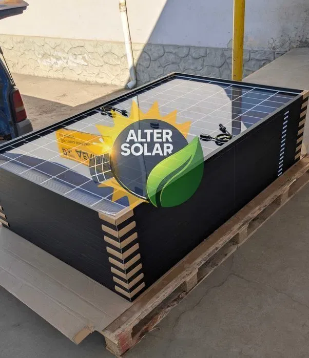 ‼️‼️‼️78$ Сонячна панель Luxen Solar 455Вт, Double Glass, Bifacial, N-type, Full Black, двосторонні — фото 2