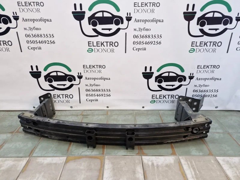 Абсорбер підсилювач переднього бампера Nissan Leaf 18-24 р. — фото 7