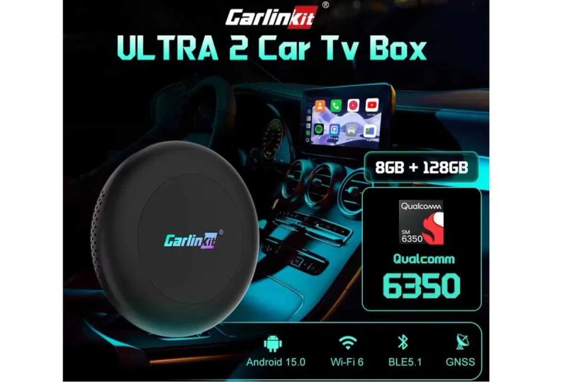 Адаптер CarlinKit TBox Ultra 2 / Ultra 3 / Ultra 4 8gb / 128gb - Android 15.0, SM6350 — фото 3