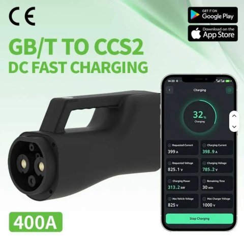 Адаптер CCS2–GB/T 400A з додатком для китайських електромобілів