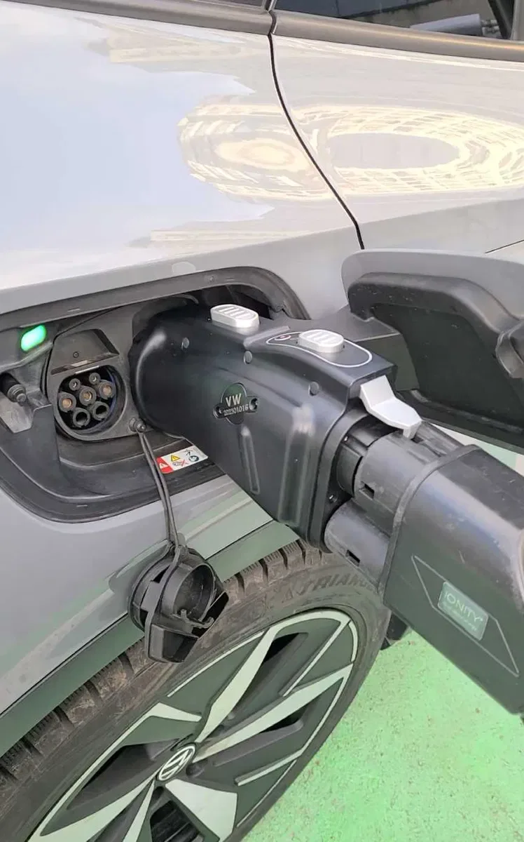 Адаптер CCS2 - GBT DC 240кВт 400А 350A 300A для електромобілів з Китаю | додаток для Android iOS | адаптер Olink TARY | працює із VW Unyx — фото 6
