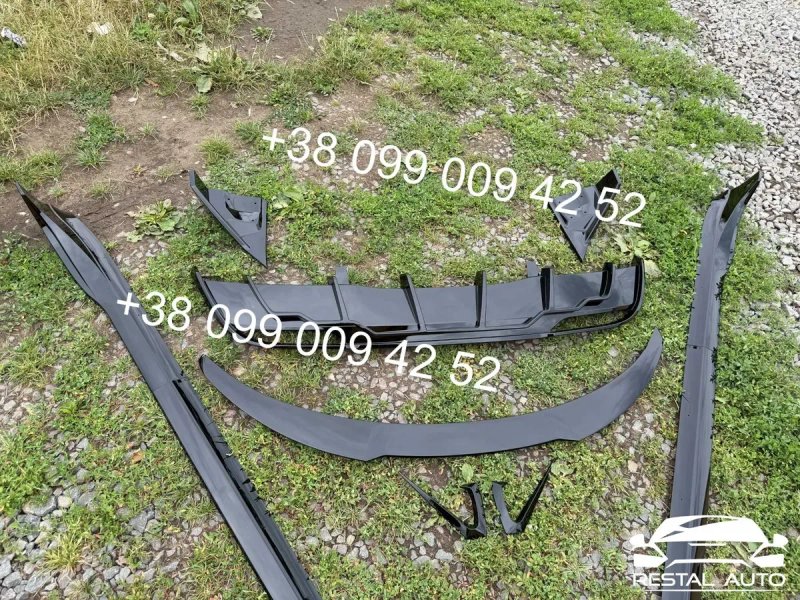 Аерокіт комплект обвісу Tesla Model 3 (2022-2025) Aero Body Kit | Тюнінг Тесла дифузор спойлер губа леза — фото 4