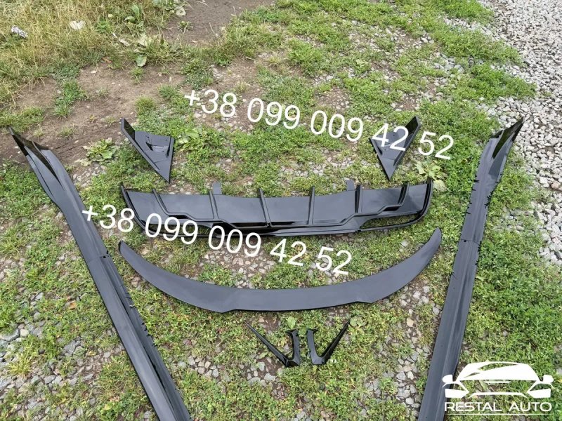 Аерокіт комплект обвісу Tesla Model 3 (2022-2025) Aero Body Kit | Тюнінг Тесла дифузор спойлер губа леза — фото 5