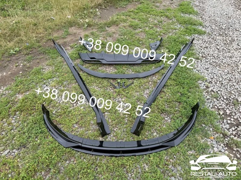Аерокіт комплект обвісу Tesla Model 3 (2022-2025) Aero Body Kit | Тюнінг Тесла дифузор спойлер губа леза — фото 6